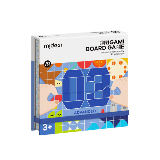 Origami Board Game - Versatile Geometry Papercraft (Advanced), Mideer