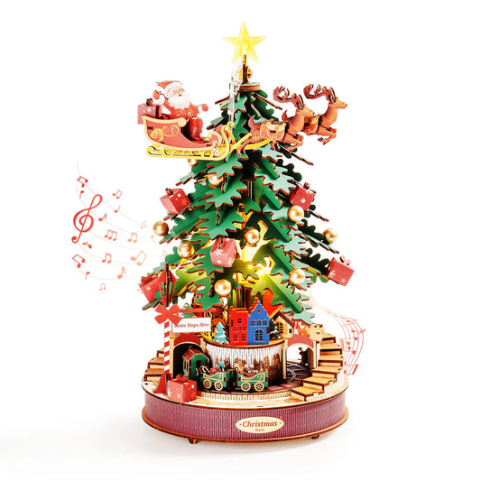 DIY Music Box Christmas Melody Tree AMS01 Rolife