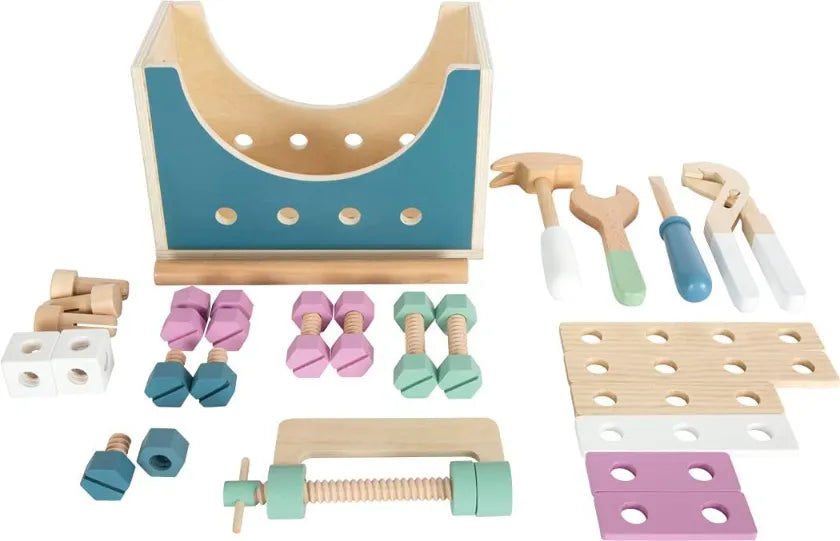 2-In-1 Wooden Toolbox: Nordic, Small Foot