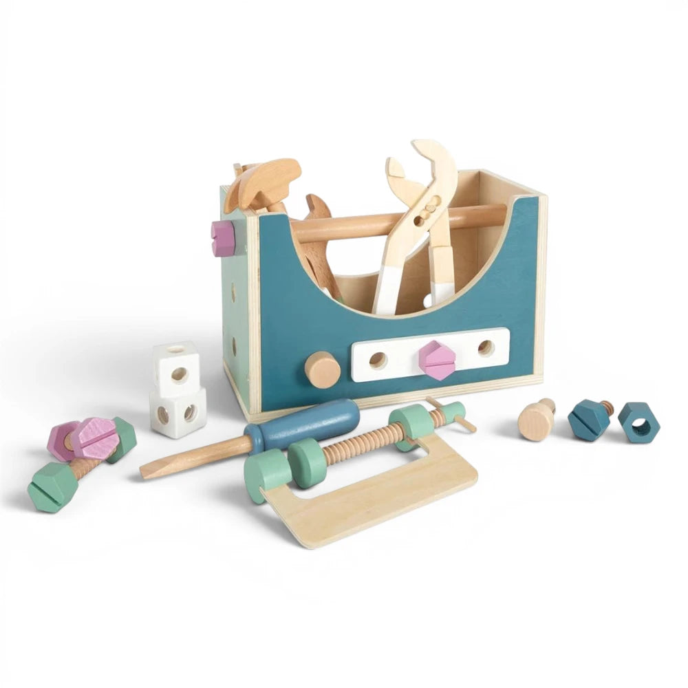 2-In-1 Wooden Toolbox: Nordic, Small Foot