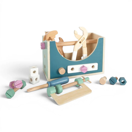 2-In-1 Wooden Toolbox: Nordic, Small Foot