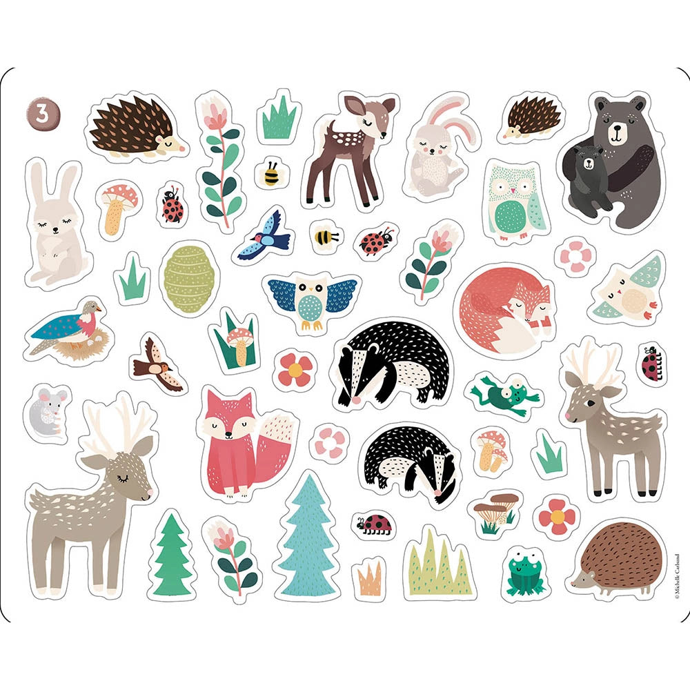 200 Stickers: Animals, AUZOU