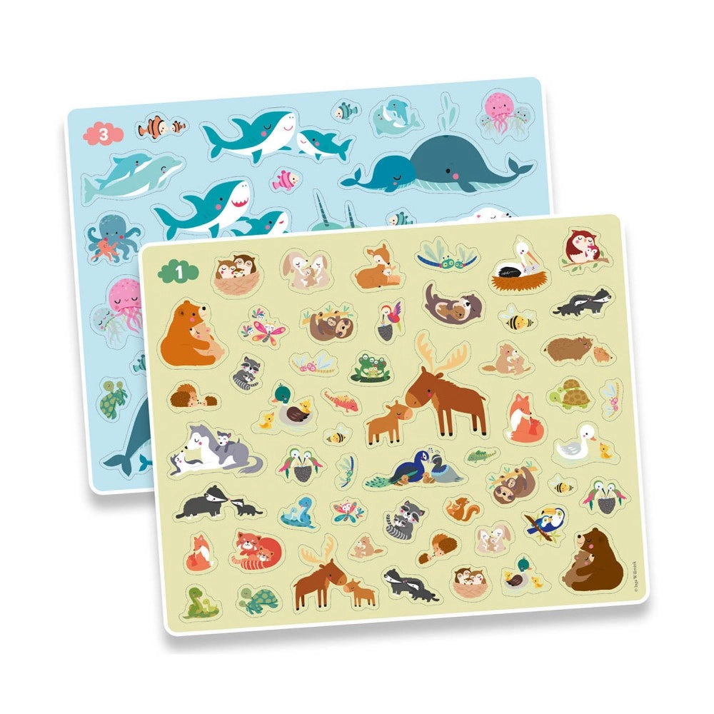 200 Stickers: Baby Animals, AUZOU