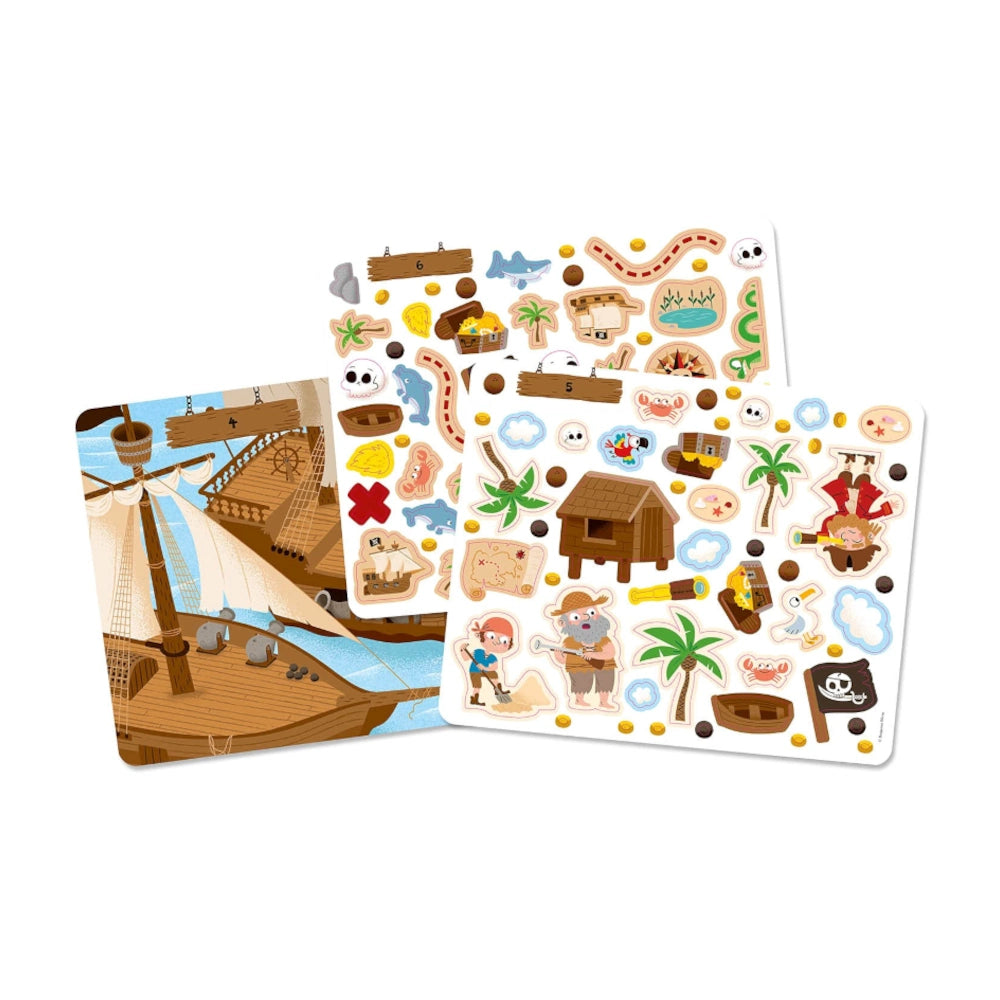 200 Stickers: Pirates, AUZOU