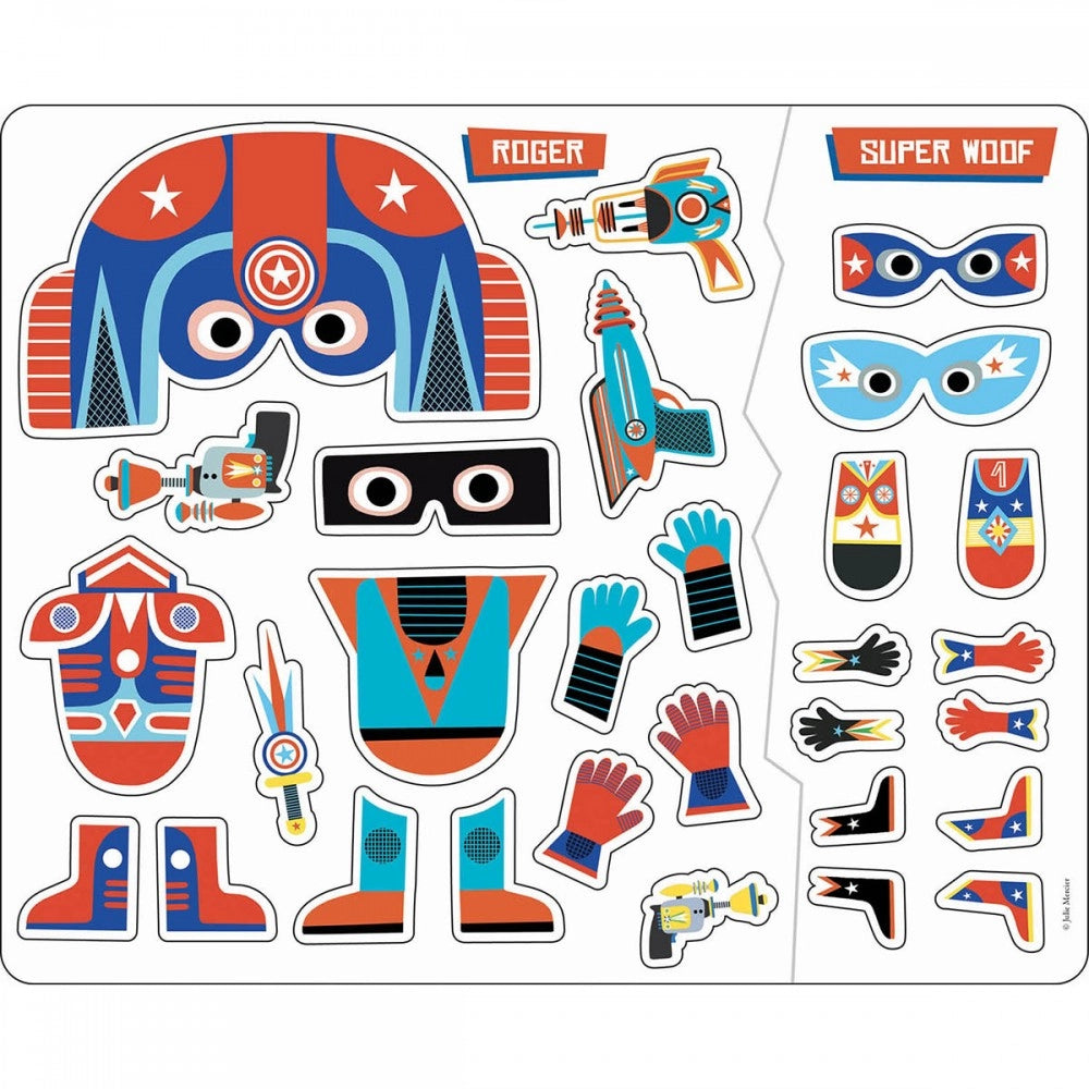 200 Stickers: Superheroes, AUZOU