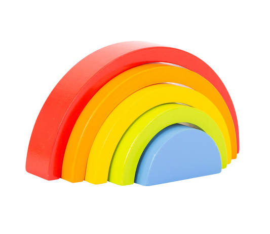 Wooden Building Blocks Rainbow, Small foot