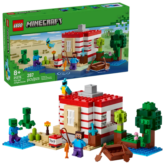 LEGO Minecraft The TNT Jungle House 21275