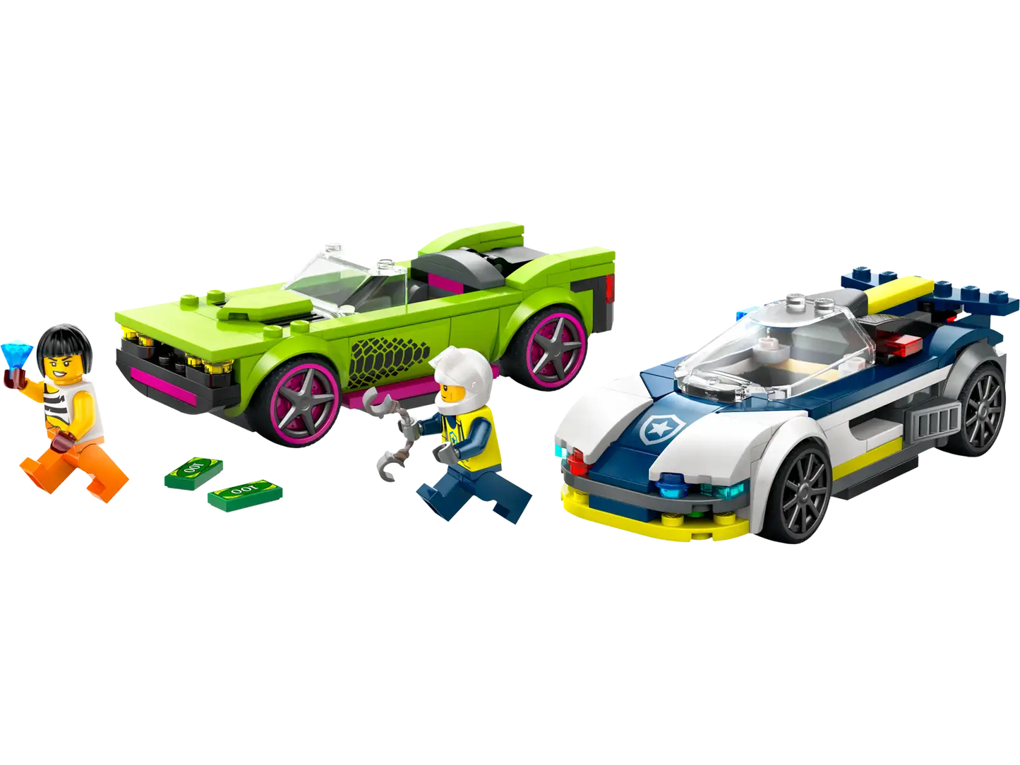 LEGO® City Police Car and Muscle Car Chase 60415