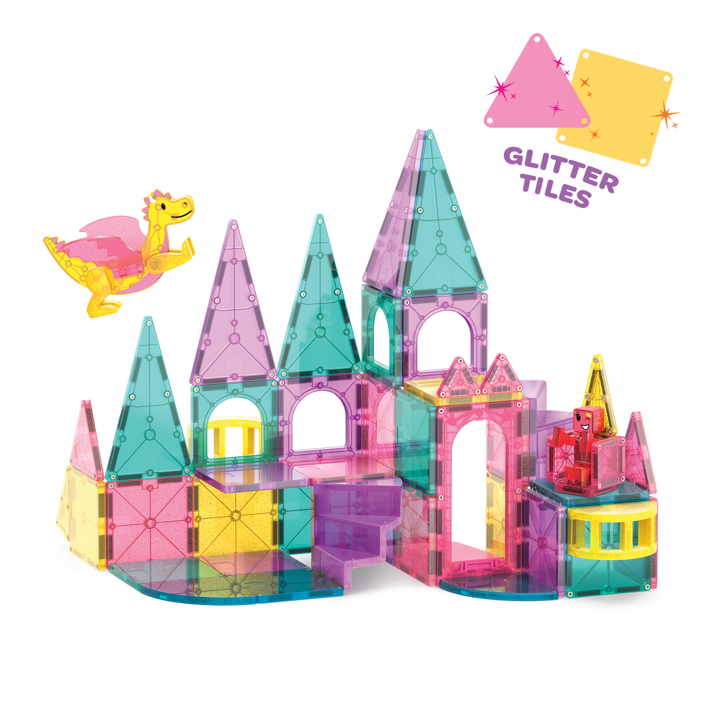 Castle DLX 48-Piece Set Magna-Tiles