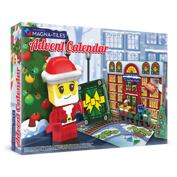 microMAGS Advent Calendar 34 Piece Set, For Kids 3+