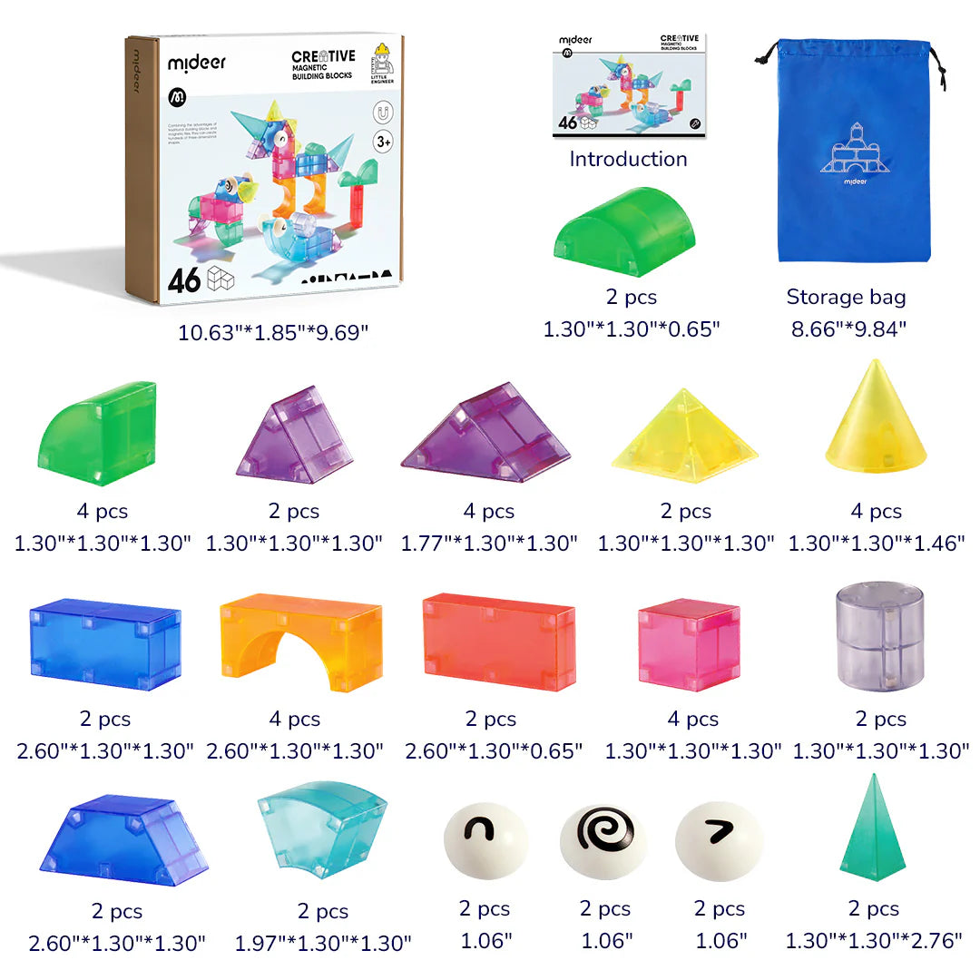 Creative Magnetic Building Blocks-46pcs