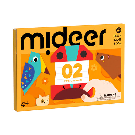 Level Up Brain Gamebook - Let's Origami Level 2, Mideer