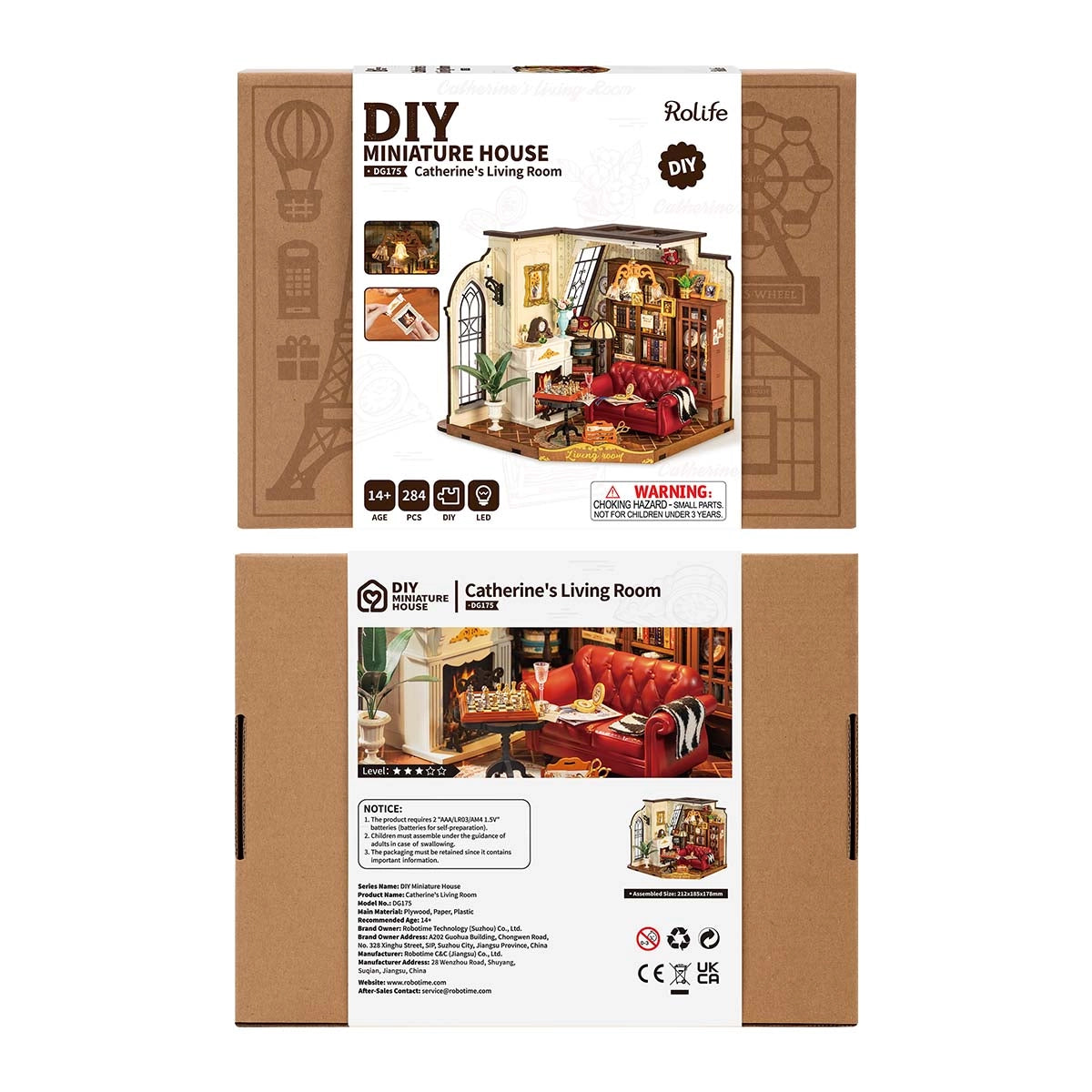 Rolife DIY Miniature House - Catherine's Living Room DG175