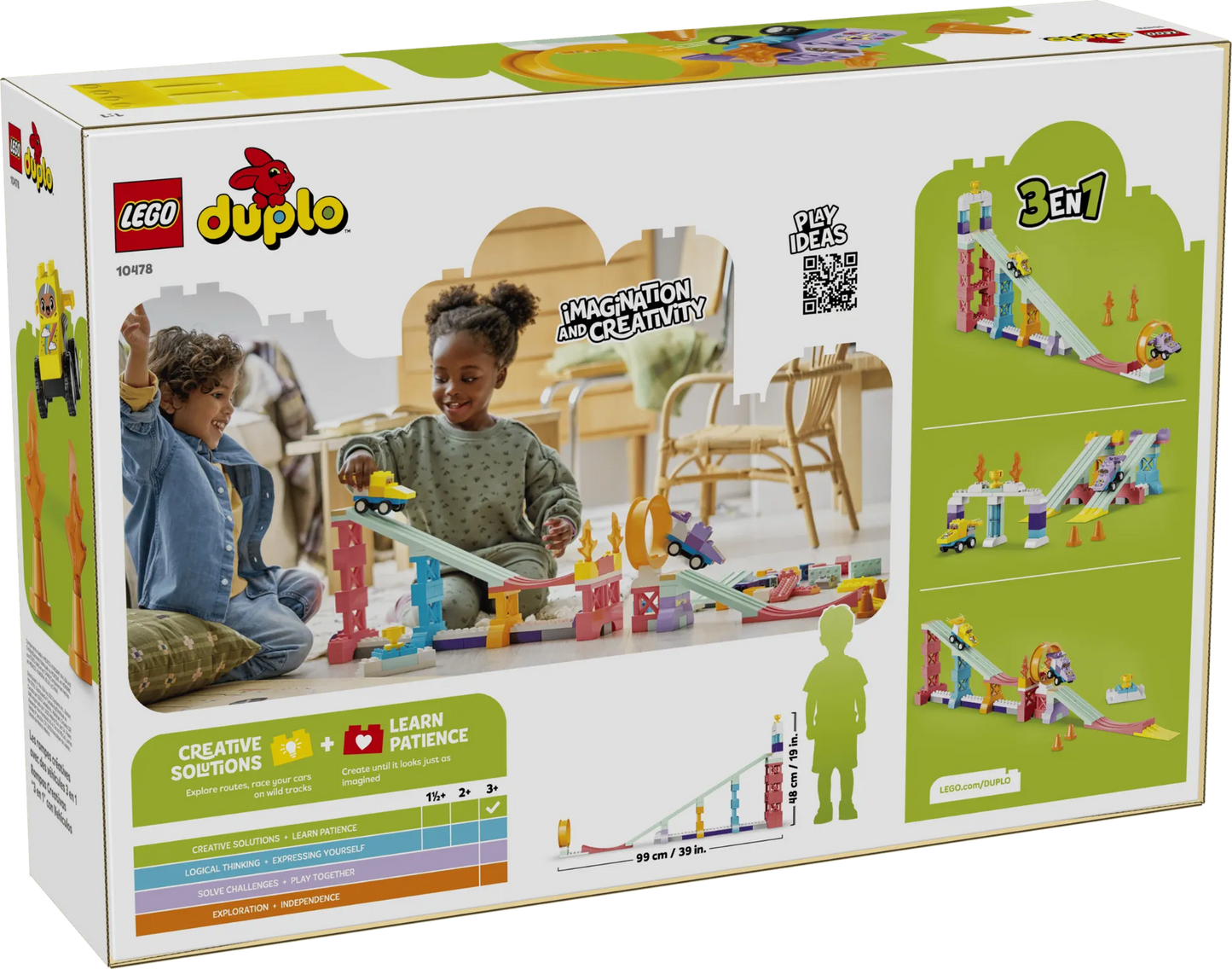 3 in 1 Creative Ramps with Vehicles 10478, Lego DUPLO