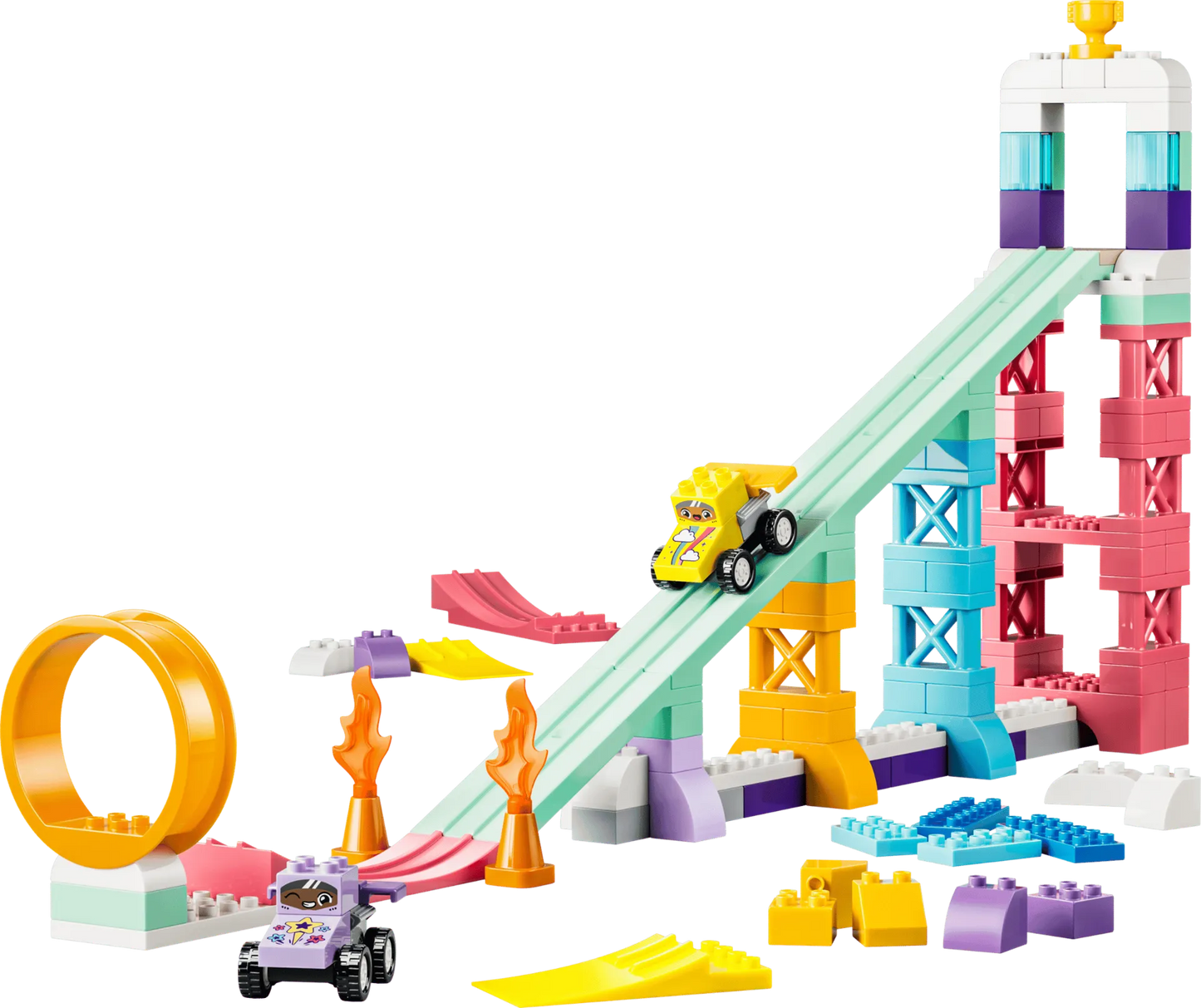 3 in 1 Creative Ramps with Vehicles 10478, Lego DUPLO