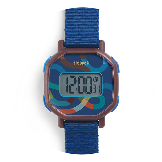 Djeco Blue volute - Life style Digitales watch