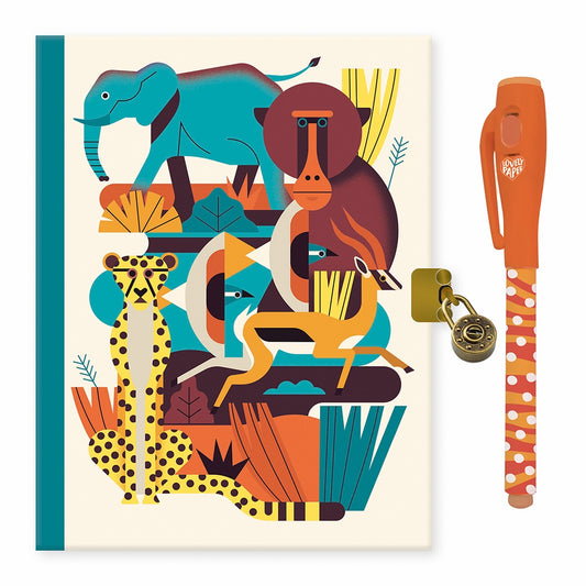 Owen Secrets Notebook with Magic felt pen by Djeco