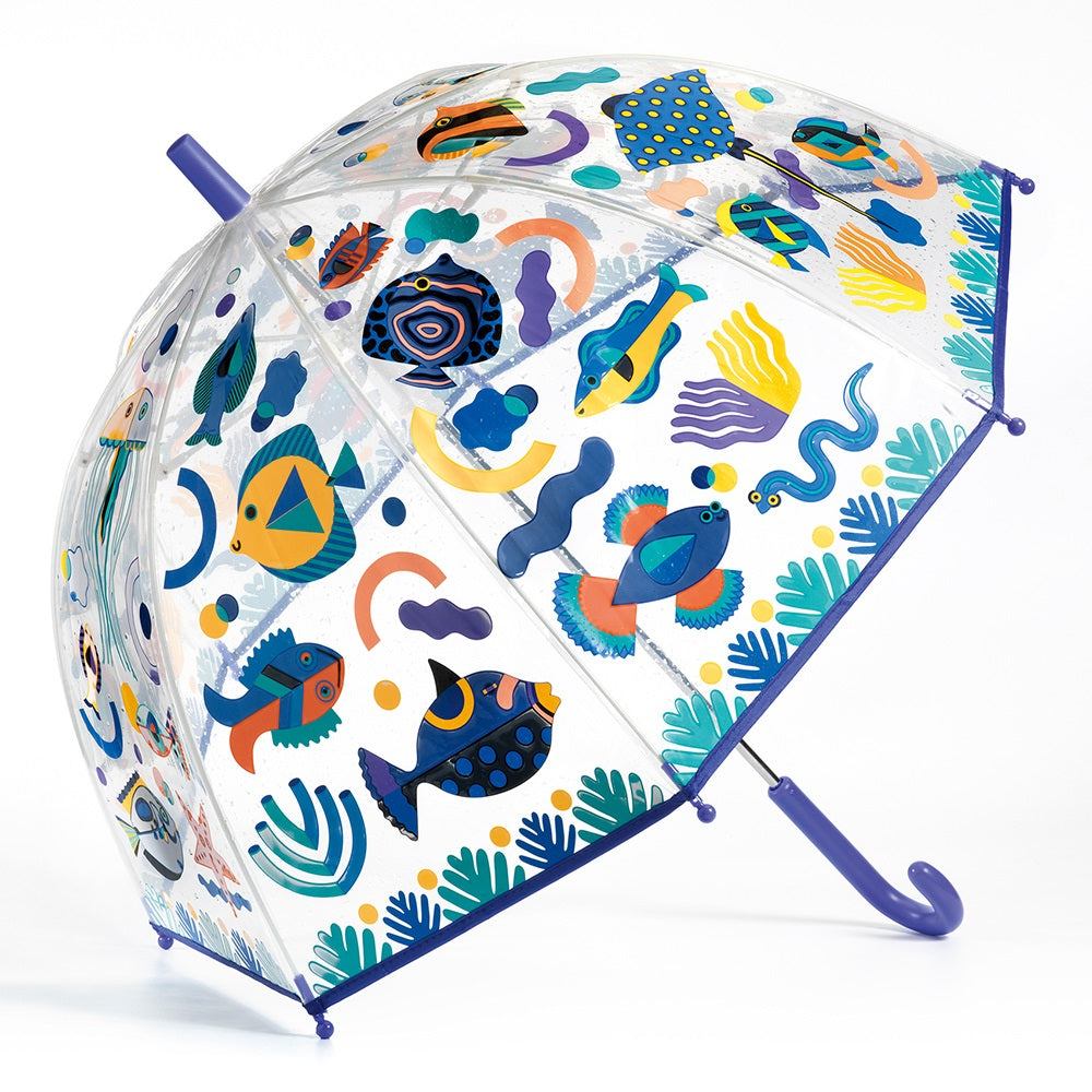 Djeco Color-Changing Children Umbrella ‘Fishes’ 68 cm
