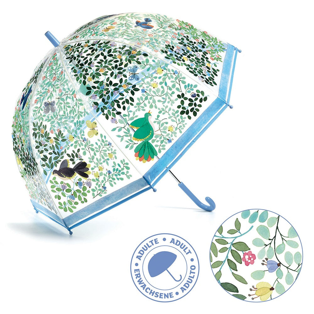 Djeco Adult Umbrella Wild Birds 80cm