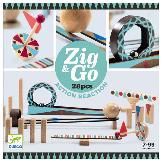 Construction: Zig & Go - 28 pcs, Djeco