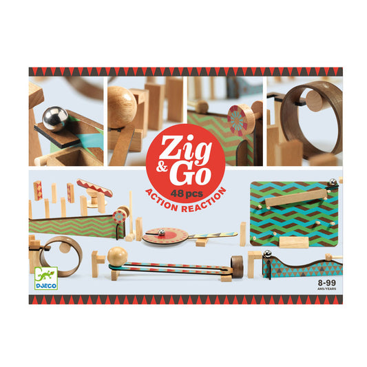 Djeco Construction - Zig & Go Zig & Go - 48 pcs