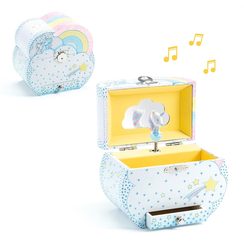 Djeco Music box Unicorns dream