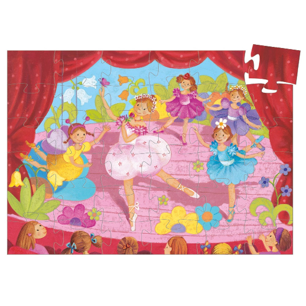 Djeco Puzzle The ballerina with the flower - 36 pcs