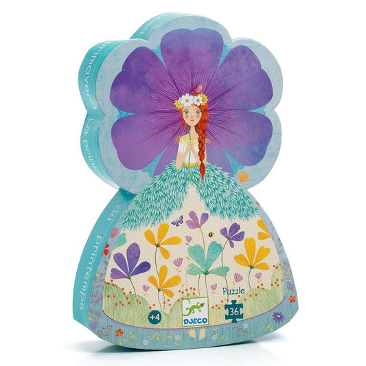 Djeco Silouhette Puzzles The princess of spring 36PCS