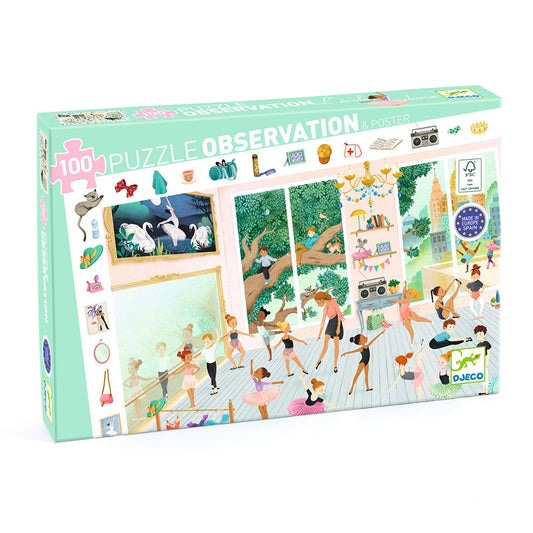 Djeco observation puzzle The dance school - 100 pcs