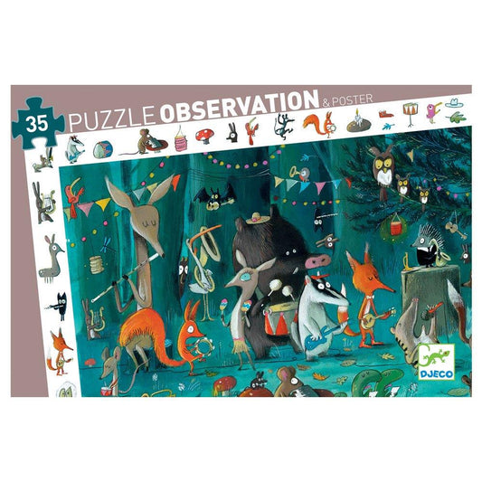Djeco Observation puzzles The orchestra - 35pcs - FSC MIX
