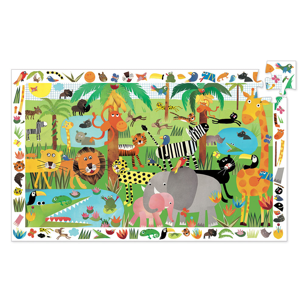 Djeco Puzzles observation Jungle - 35 pcs - FSC MIX