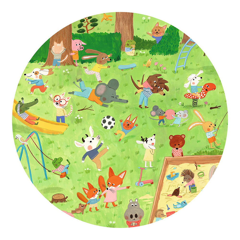 Djeco Little friends' garden - 35 pcs observation puzzle - FSC MIX