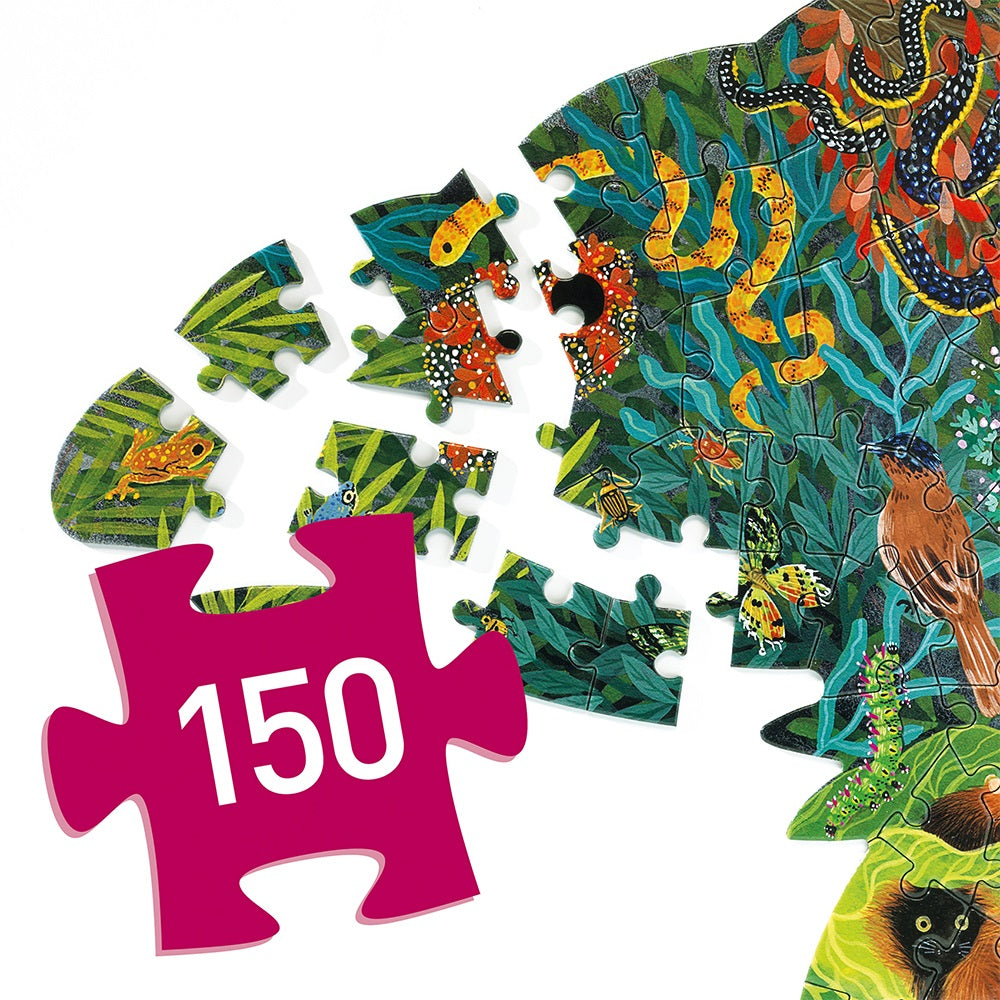 Djeco Puzzles - Puzzart Chameleon - 150 pcs FSC MIX