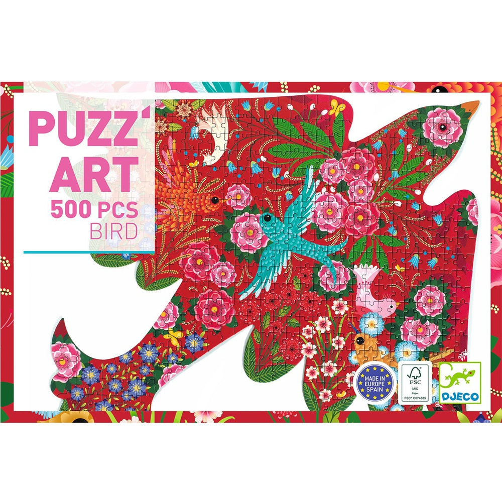 Djeco Toys and games Puzzles - Puzzart Bird 500 pcs