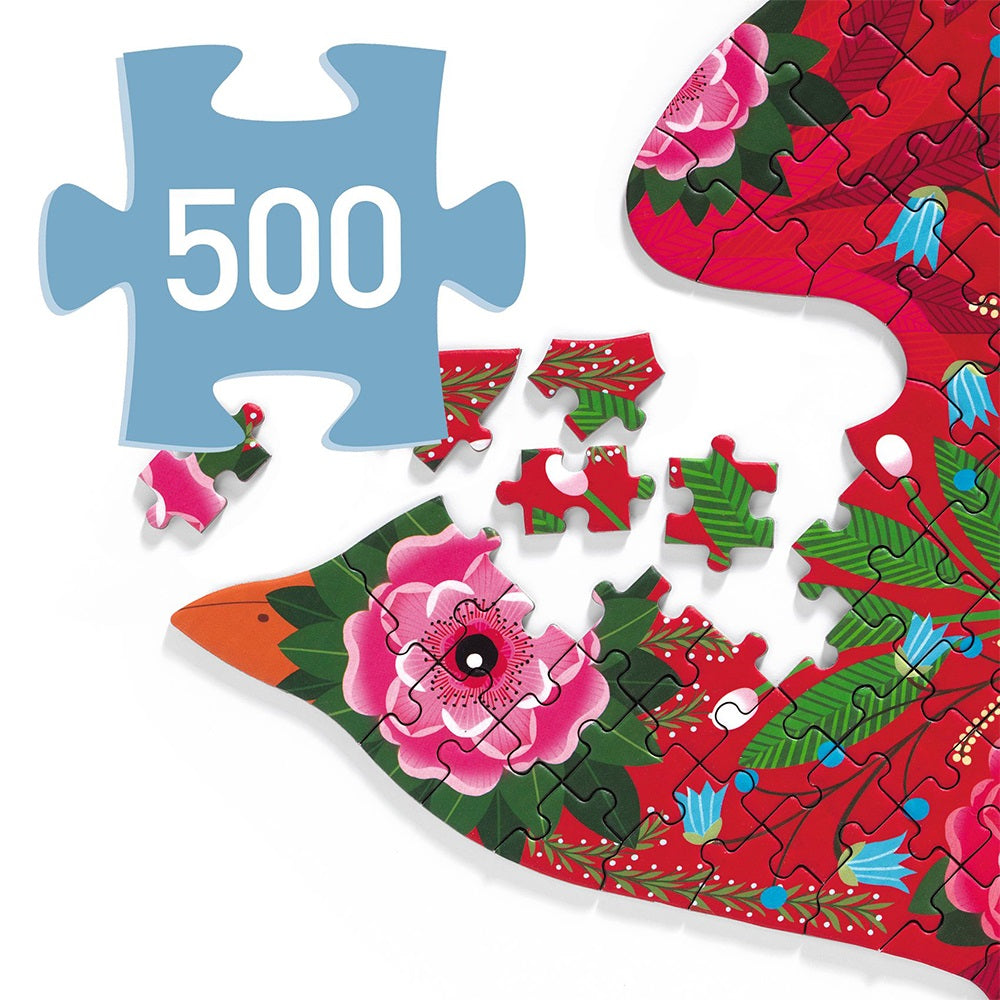 Djeco Toys and games Puzzles - Puzzart Bird 500 pcs