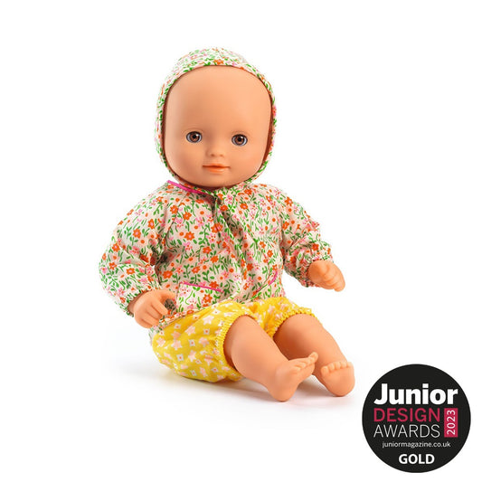 Djeco Pomea dolls - Petit Pan Flora brown eyes