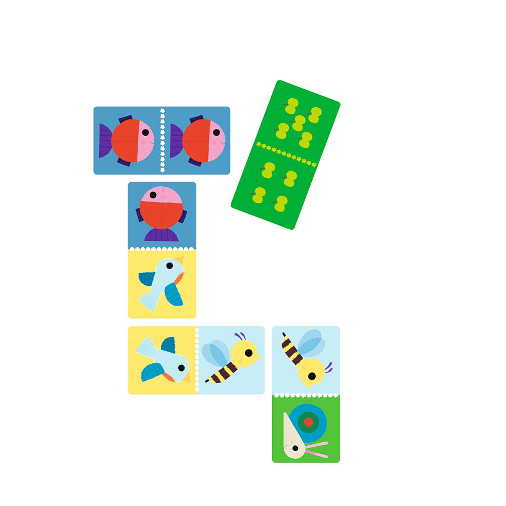 Djeco At the farm - 5 GAMES Memo-Domino-Loto-Puzzle-Ludo