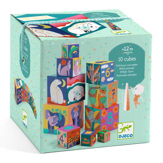 Blocks for infants Wild animals