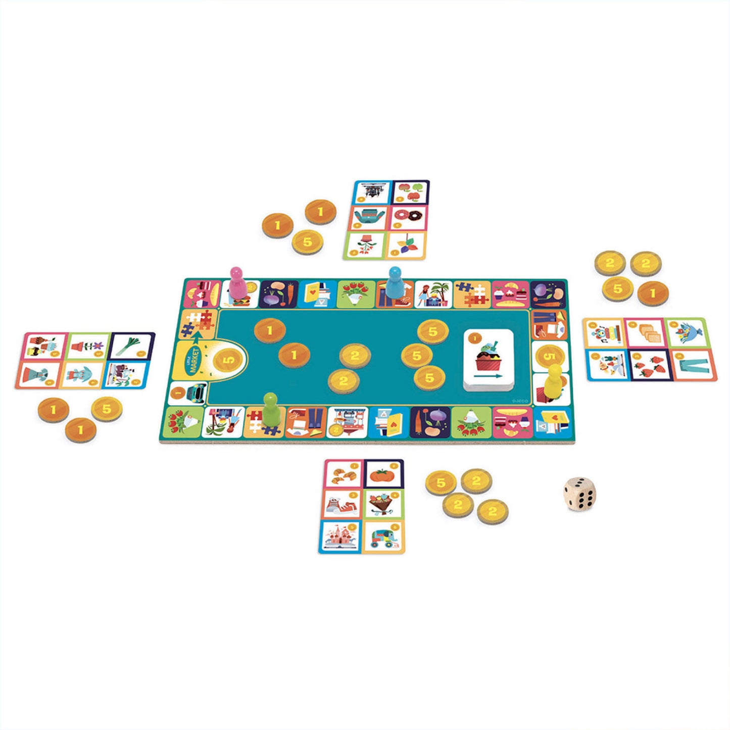 Little Market, Board Game, 5+, Shop, Count & Give Change