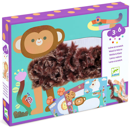 Djeco Wool & Velcro - Fluffy friends!