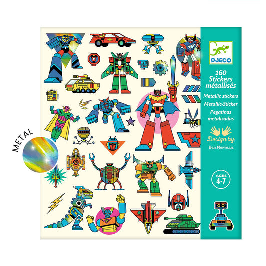 Djeco Stickers Robots