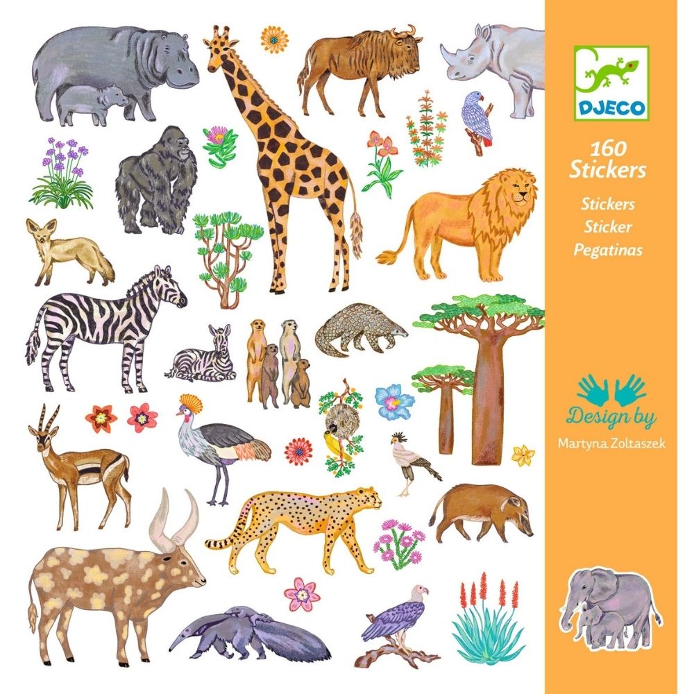 Djeco stickers Kenya