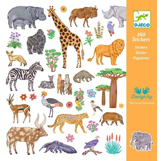 Djeco stickers Kenya
