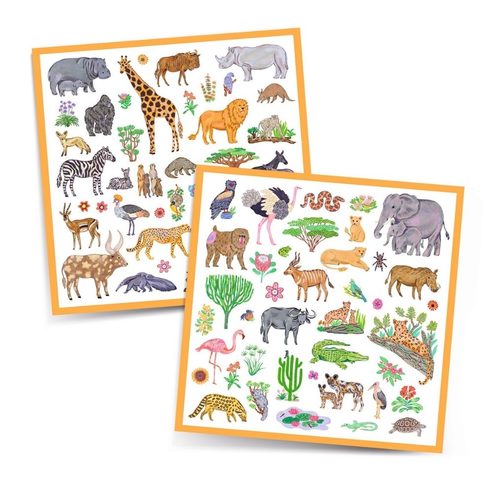 Djeco stickers Kenya