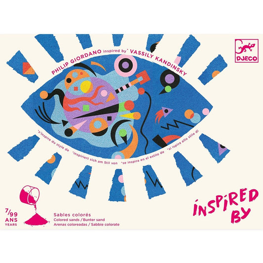 Djeco Inspired by Vassily Kandinsky, Sand Painting Abstract Art