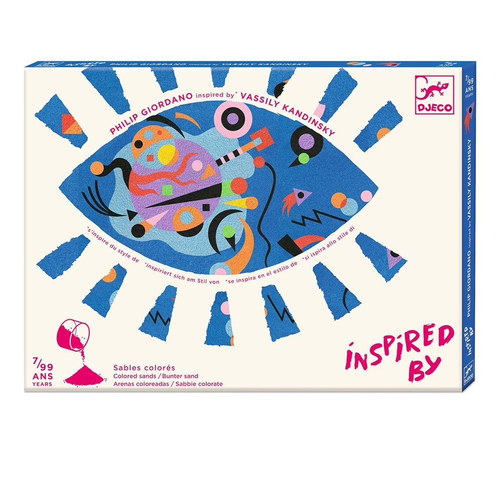 Djeco Inspired by Vassily Kandinsky, Sand Painting Abstract Art