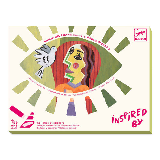 Djeco Inspired by Picasso- Collage Cubism Portraits