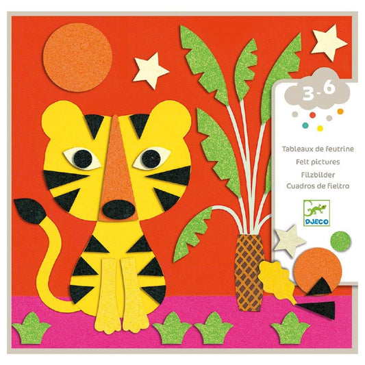 Djeco Collages Felt - Sweet nature