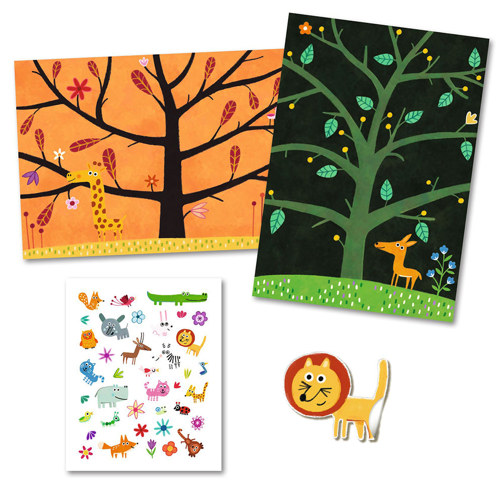 Stickers craft kit: Savannah, Djeco