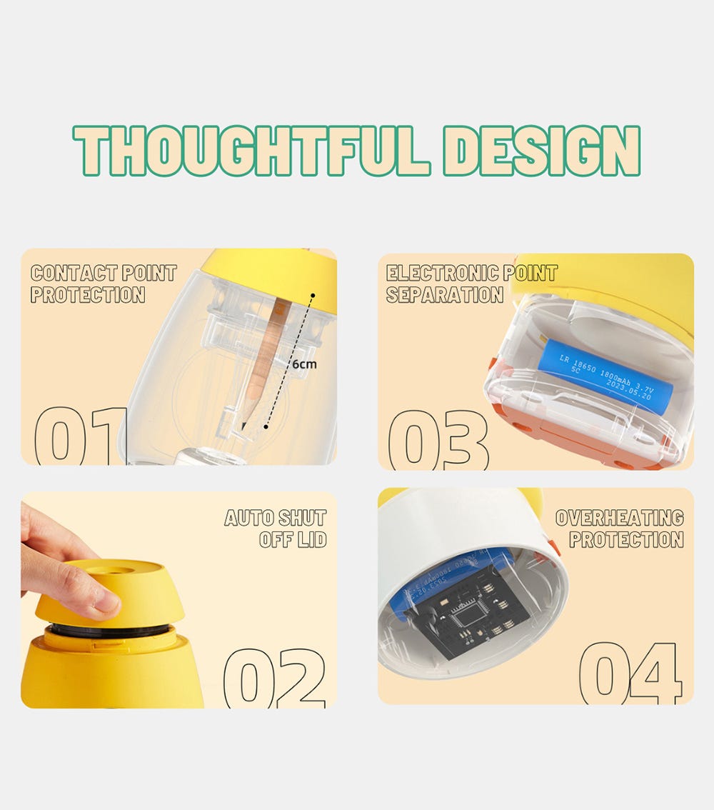 Mushroom: Automatic Pencil Sharpener